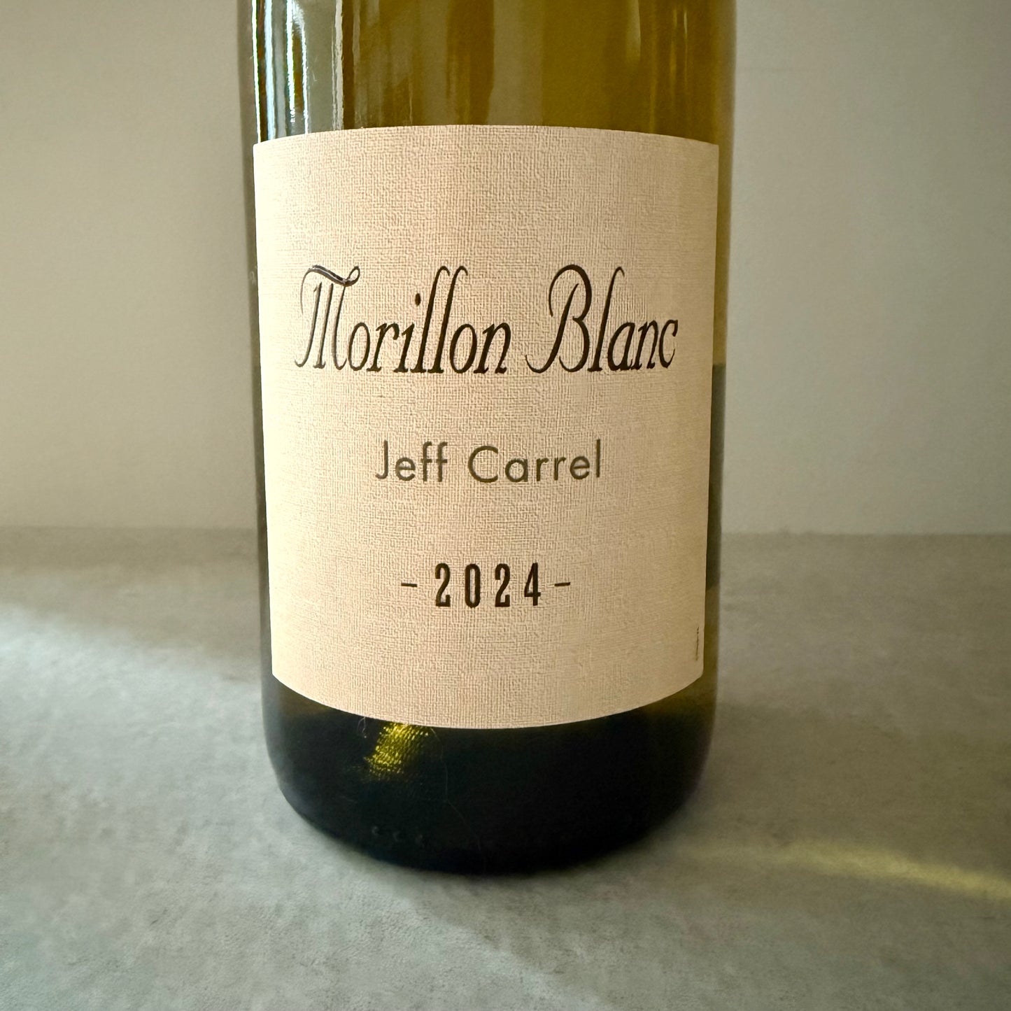 Jeff Carrel Morillon Blanc 2024