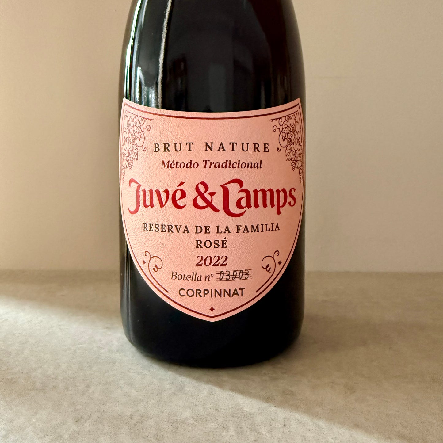 Juvé & Camps Reserva de la Familia Rosé Brut Nature Corpinnat 2022