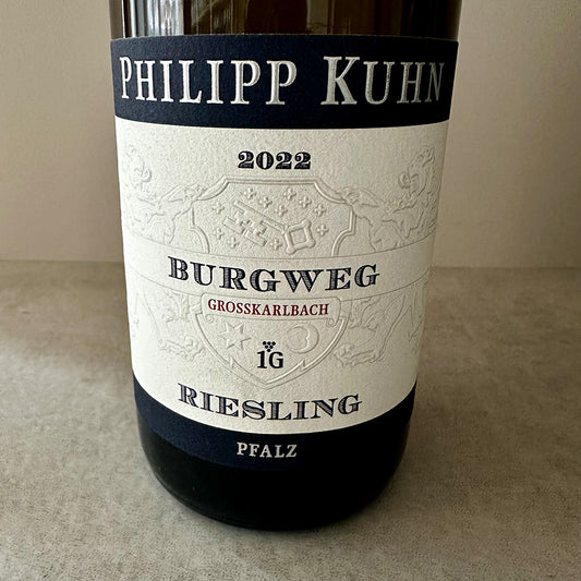 Philipp Kuhn Burgweg 1G Riesling Trocken 2022