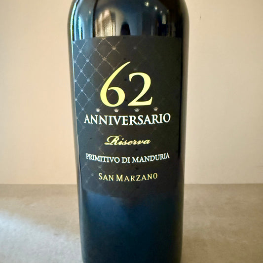 San Marzano 62 Anniversario Primitivo di Manduria Riserva 2019